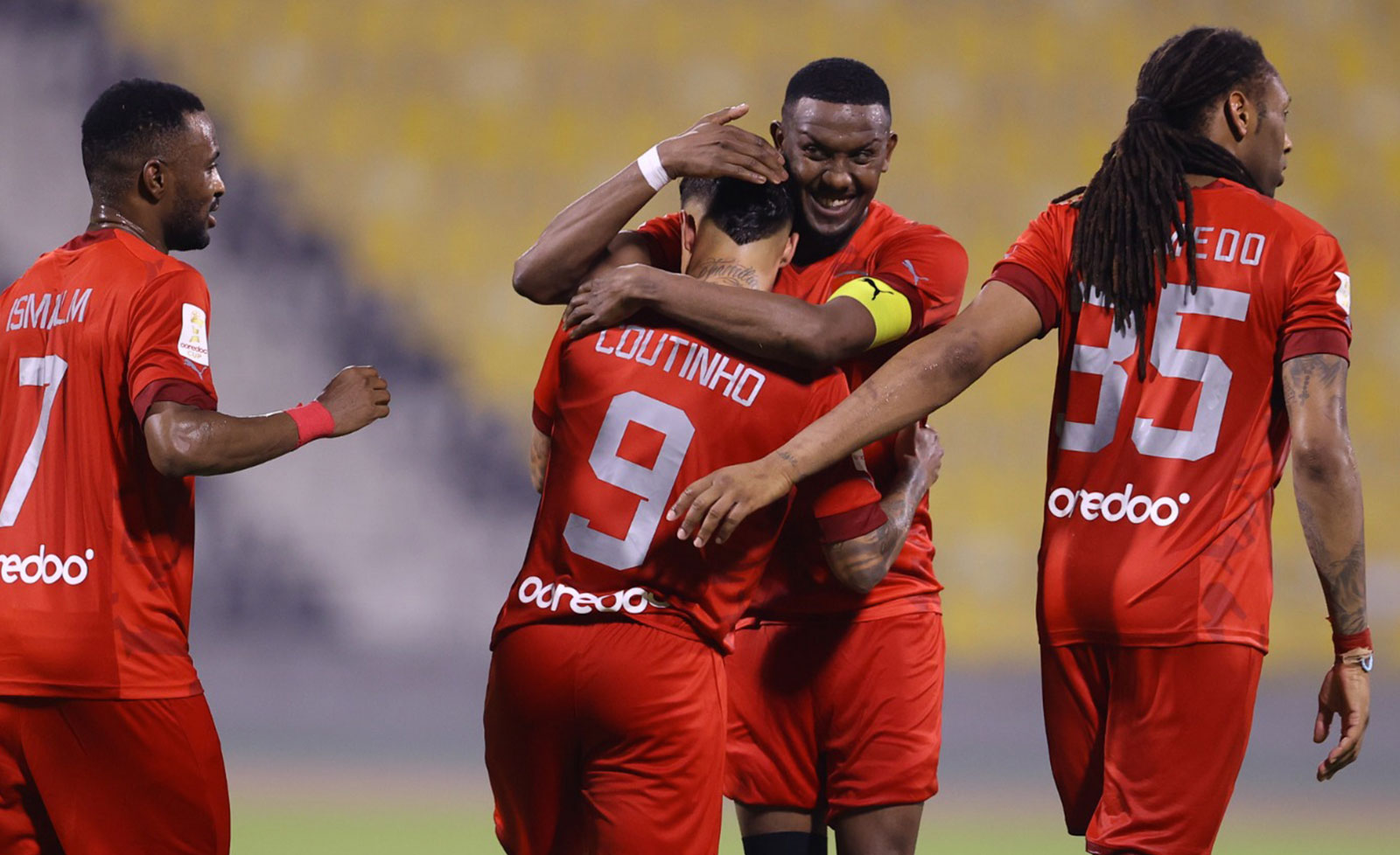 Al Duhail Defeats Al Gharafa In Ooredoo Cup Tops The Group Duhail